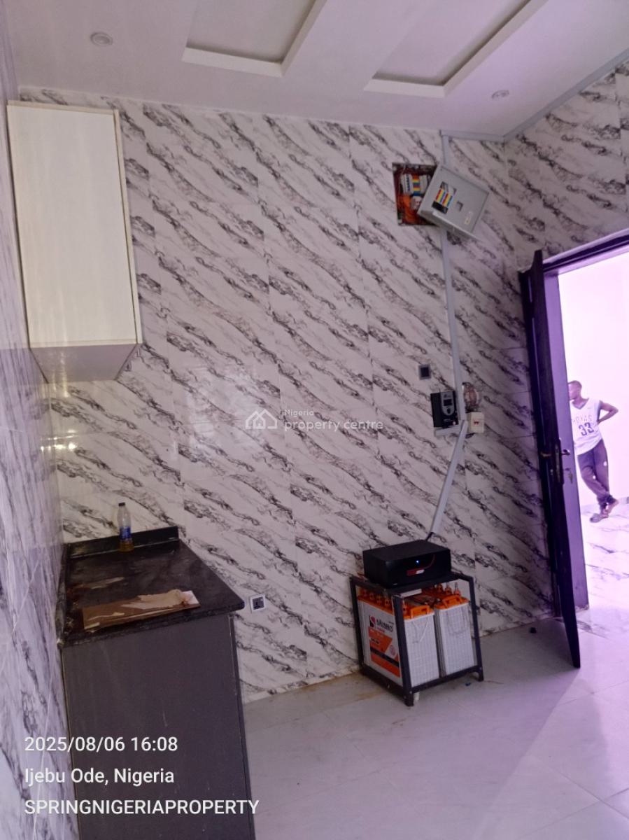 2bedroom Flat Upstairs with Guest Toilet, After Blenco Supermarket, Sangotedo, Ajah, Lagos, Flat / Apartment for Rent