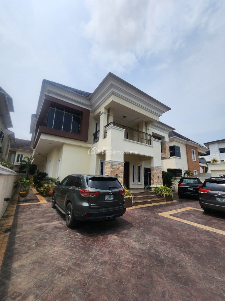 Executive 6 Bedroom Fully Detached House with One Room Bq and Cinema, Pinnock Beach Estate, Osapa London, Lekki, Lagos., Lekki, Lagos, Detached Duplex for Sale