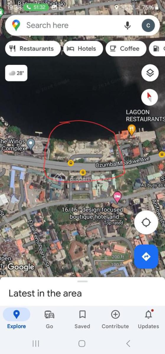 a Standard, Waterfront Demolishable Property, Victoria Island (vi), Lagos, Mixed-use Land for Sale