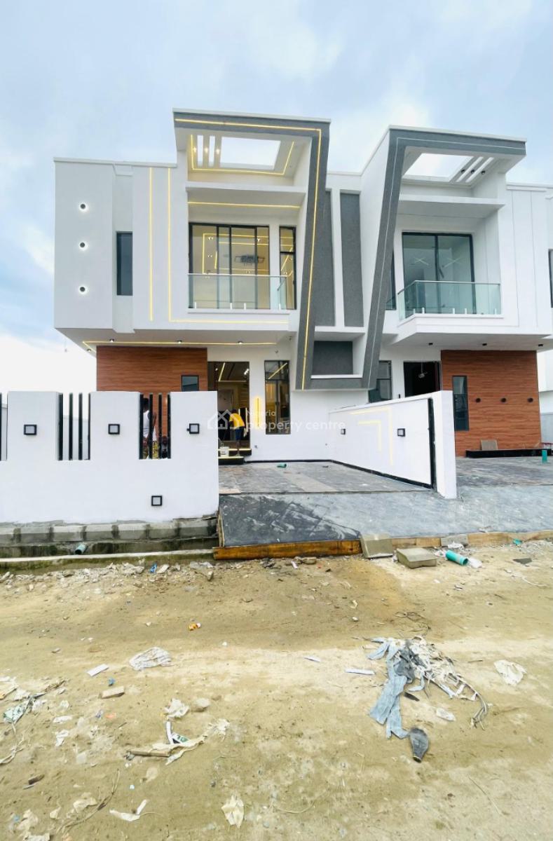 Designed 4 Bedroom Semi-detached Luxury Home with Bq, Ajah, Ajah, Lagos, Semi-detached Duplex for Sale