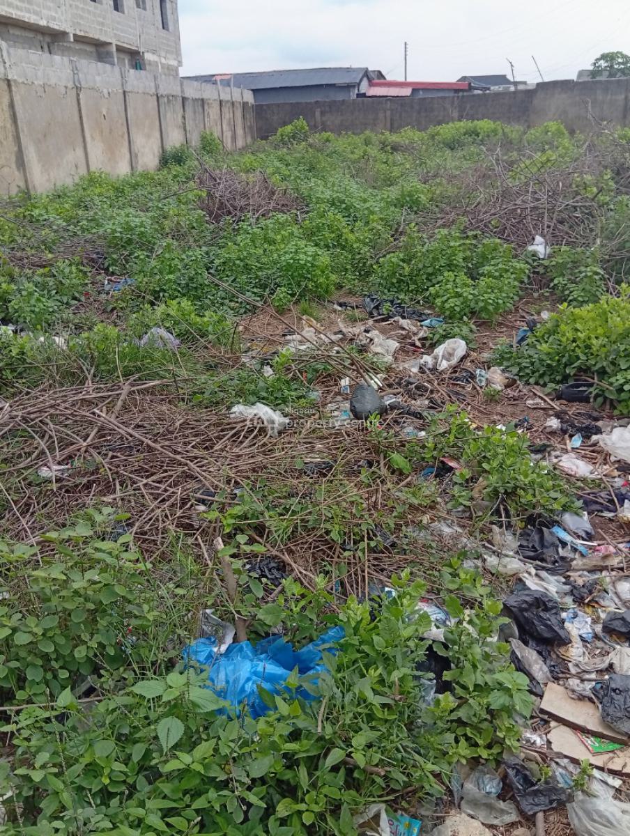 300 Sqm Land Fenced with Gate, Ifako Express, Gbagada Lagos, Ifako, Gbagada, Lagos, Residential Land for Sale