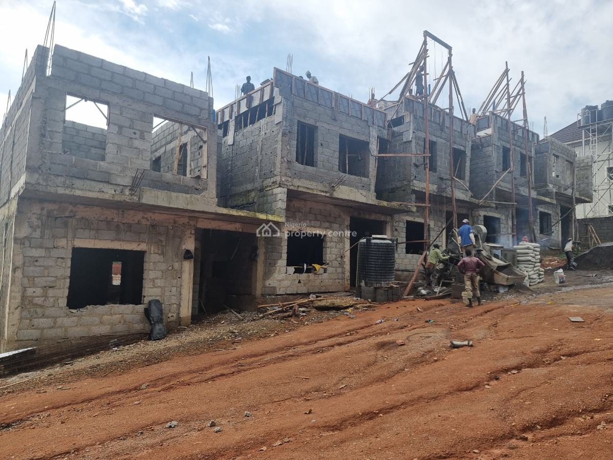 Uncompleted But to Be Completed to Advance Carcass 4-bedrooms Terrace, Kaura District, Kaura, Abuja, Terraced Duplex for Sale