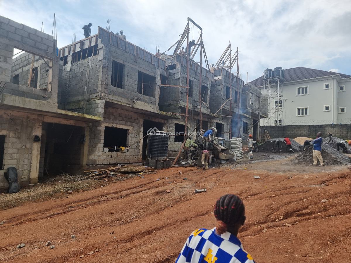 Uncompleted But to Be Completed to Advance Carcass 4-bedrooms Terrace, Kaura District, Kaura, Abuja, Terraced Duplex for Sale