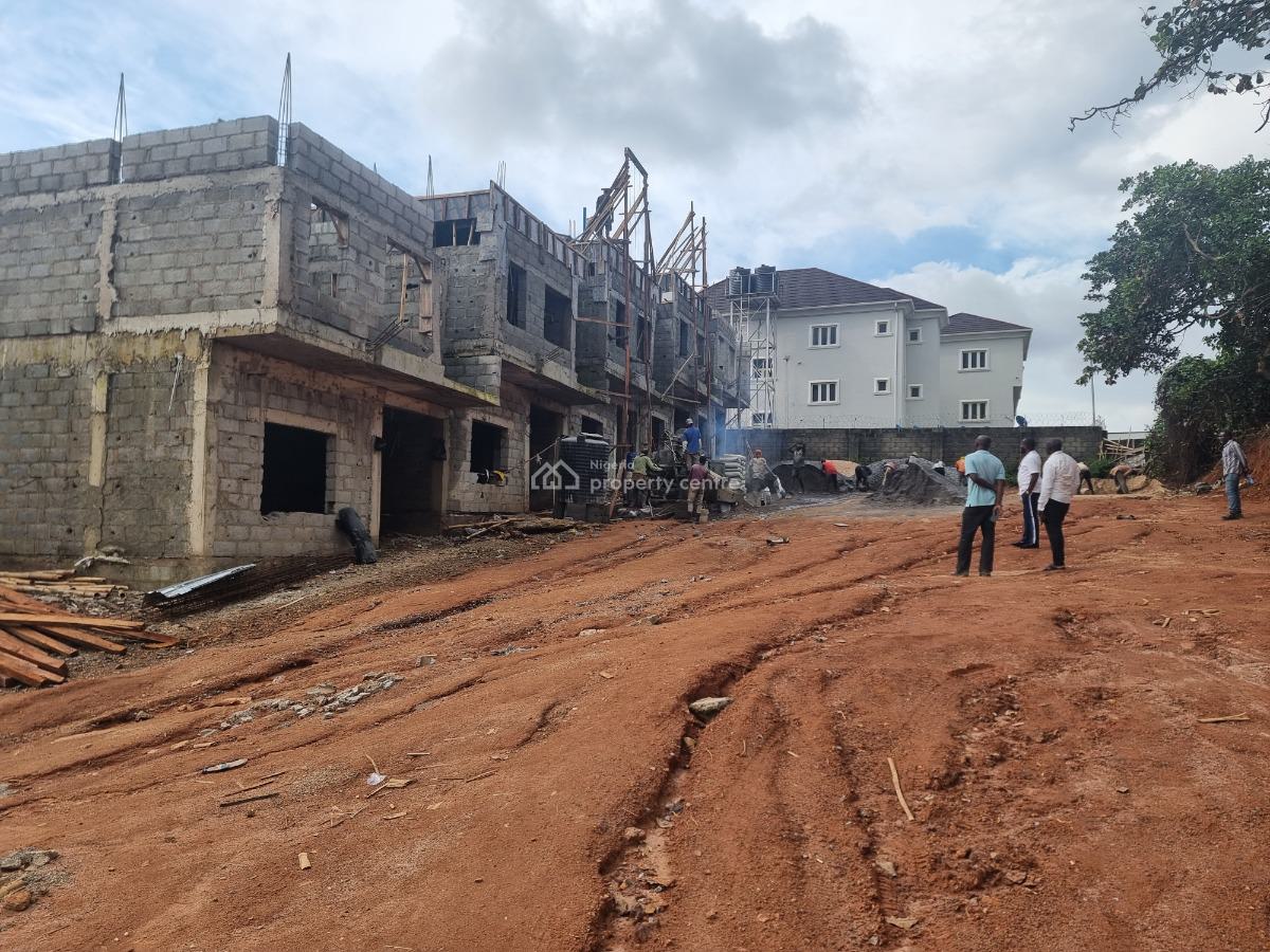 Uncompleted But to Be Completed to Advance Carcass 4-bedrooms Terrace, Kaura District, Kaura, Abuja, Terraced Duplex for Sale