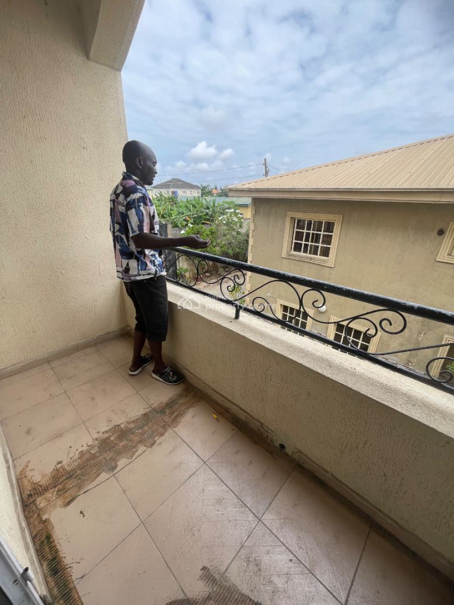 Spacious Mini Flat Upstairs with Personal Balcony, Ado, Ajah, Lagos, House for Rent