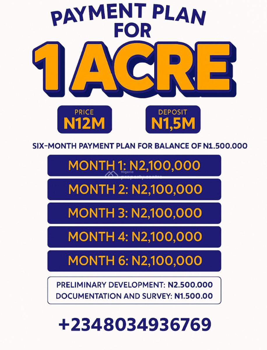 with 300k Deposit You Can Own a Plot in This Estate Now, Kobape, Abeokuta North, Ogun, Residential Land for Sale