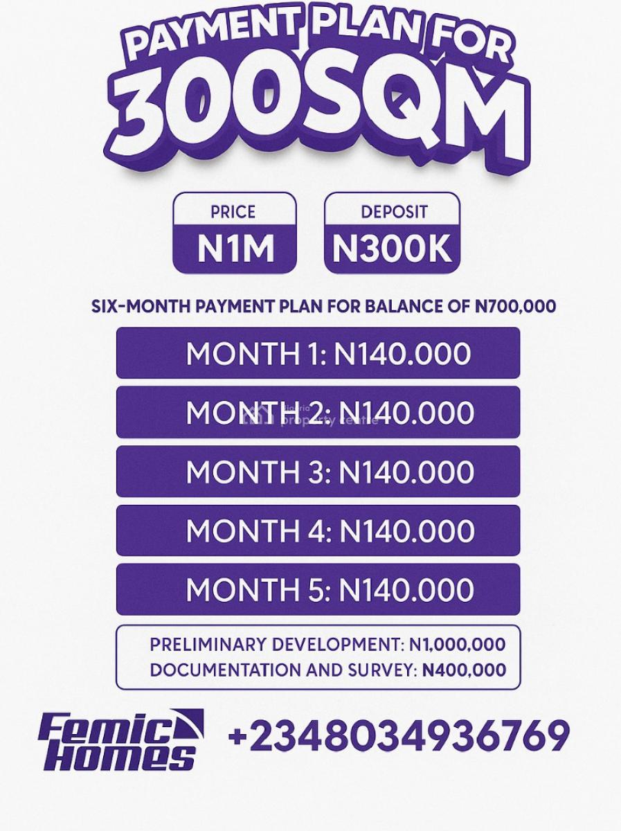 with 300k Deposit You Can Own a Plot in This Estate Now, Kobape, Abeokuta North, Ogun, Residential Land for Sale