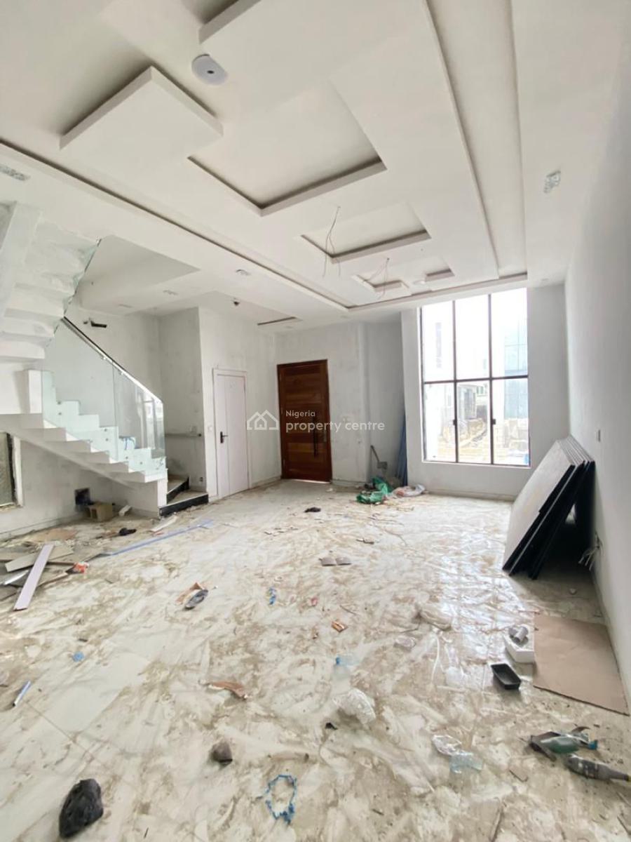 Nicely Built 4 Bedroom Detached Duplex with a Bq in a Secured Estate, Main Chevron, Lekki, Lagos, Detached Duplex for Sale