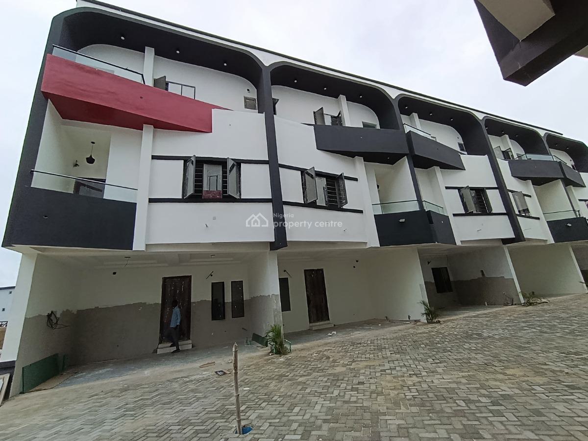 4 Bedroom Luxury Fully Finished Terrace Duplex, 4 Bedroom Luxury Terrace at Pantheon Bridge Orchid By Chevron Drive, Lekki, Lagos, Terraced Duplex for Sale