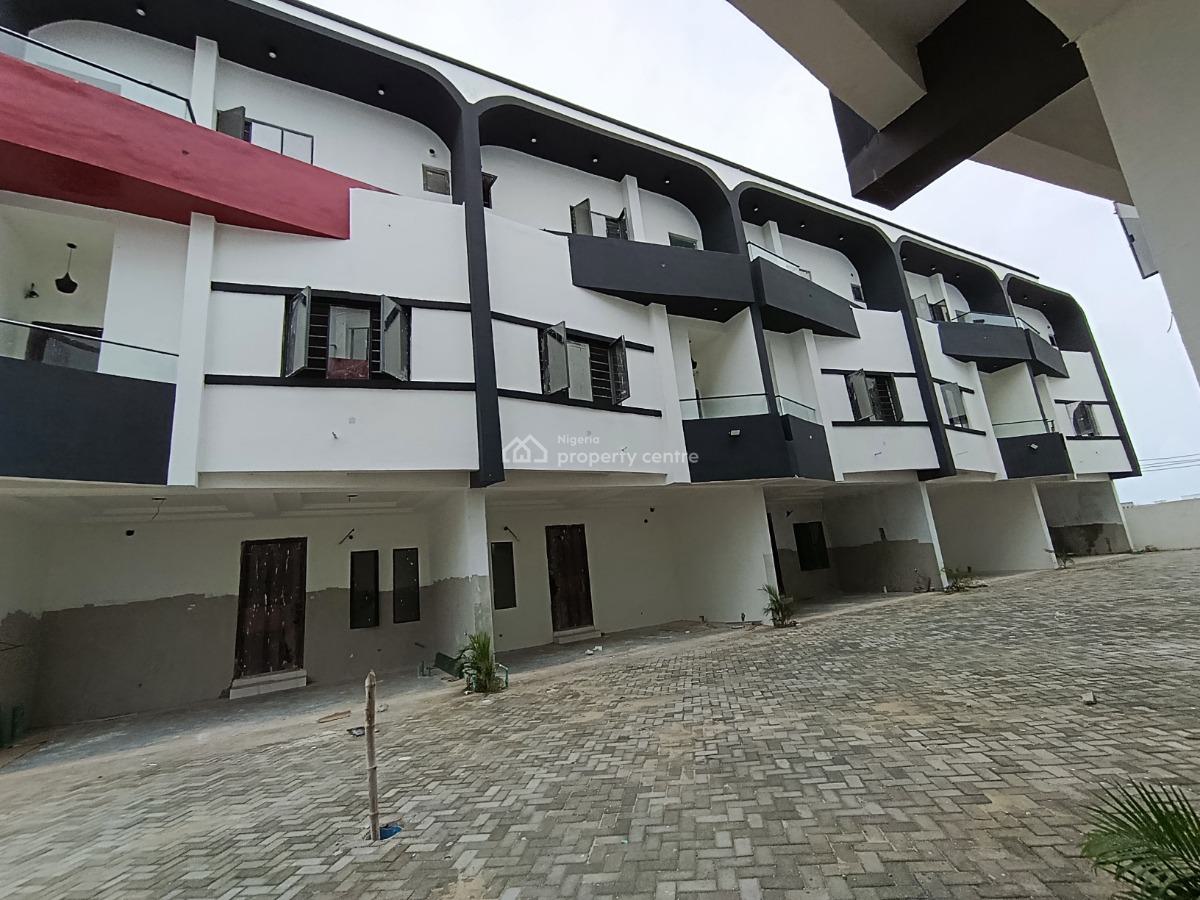 4 Bedroom Luxury Fully Finished Terrace Duplex, 4 Bedroom Luxury Terrace at Pantheon Bridge Orchid By Chevron Drive, Lekki, Lagos, Terraced Duplex for Sale