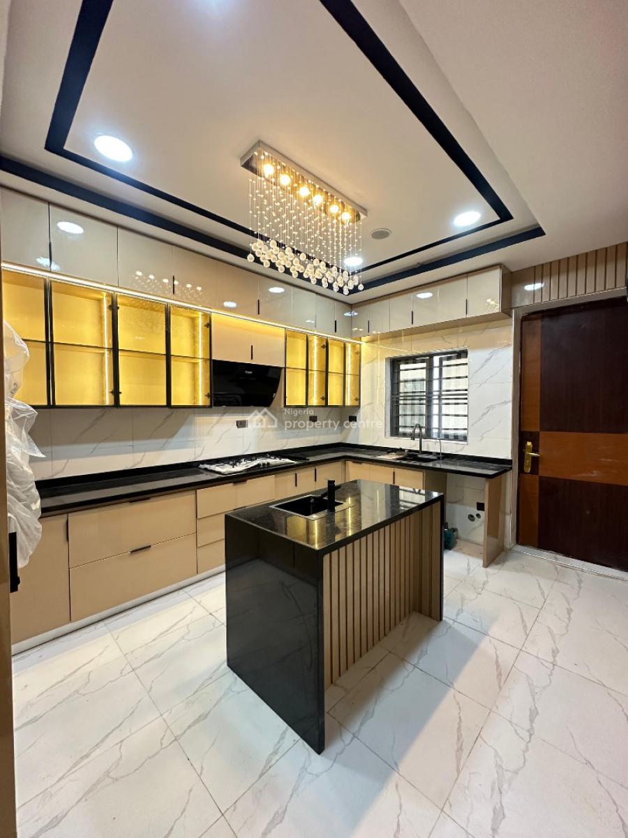 Newly Built 5 Bedroom Fully Detached Duplex with Bq & Rooftop Terrace, Chevron, Lekki, Lagos, Detached Duplex for Sale
