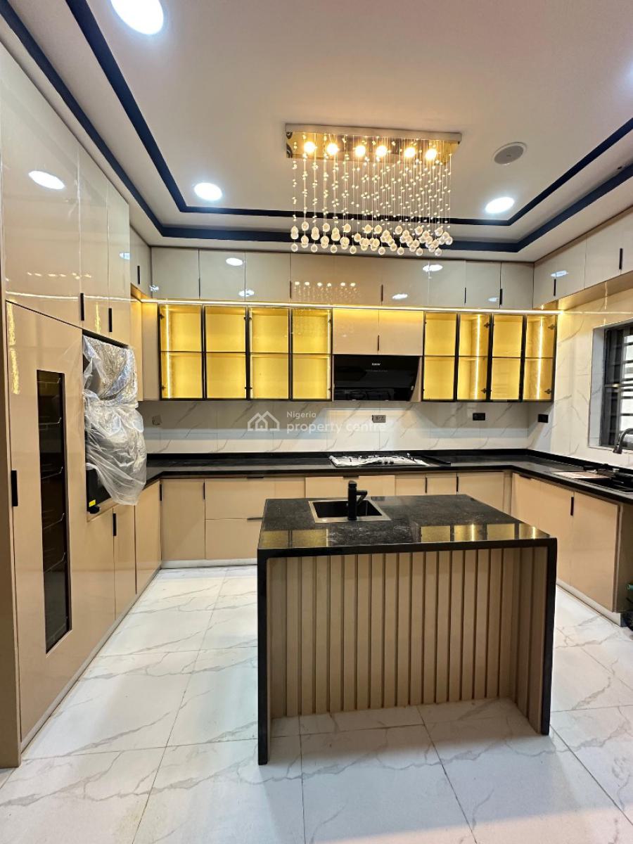 Newly Built 5 Bedroom Fully Detached Duplex with Bq & Rooftop Terrace, Chevron, Lekki, Lagos, Detached Duplex for Sale