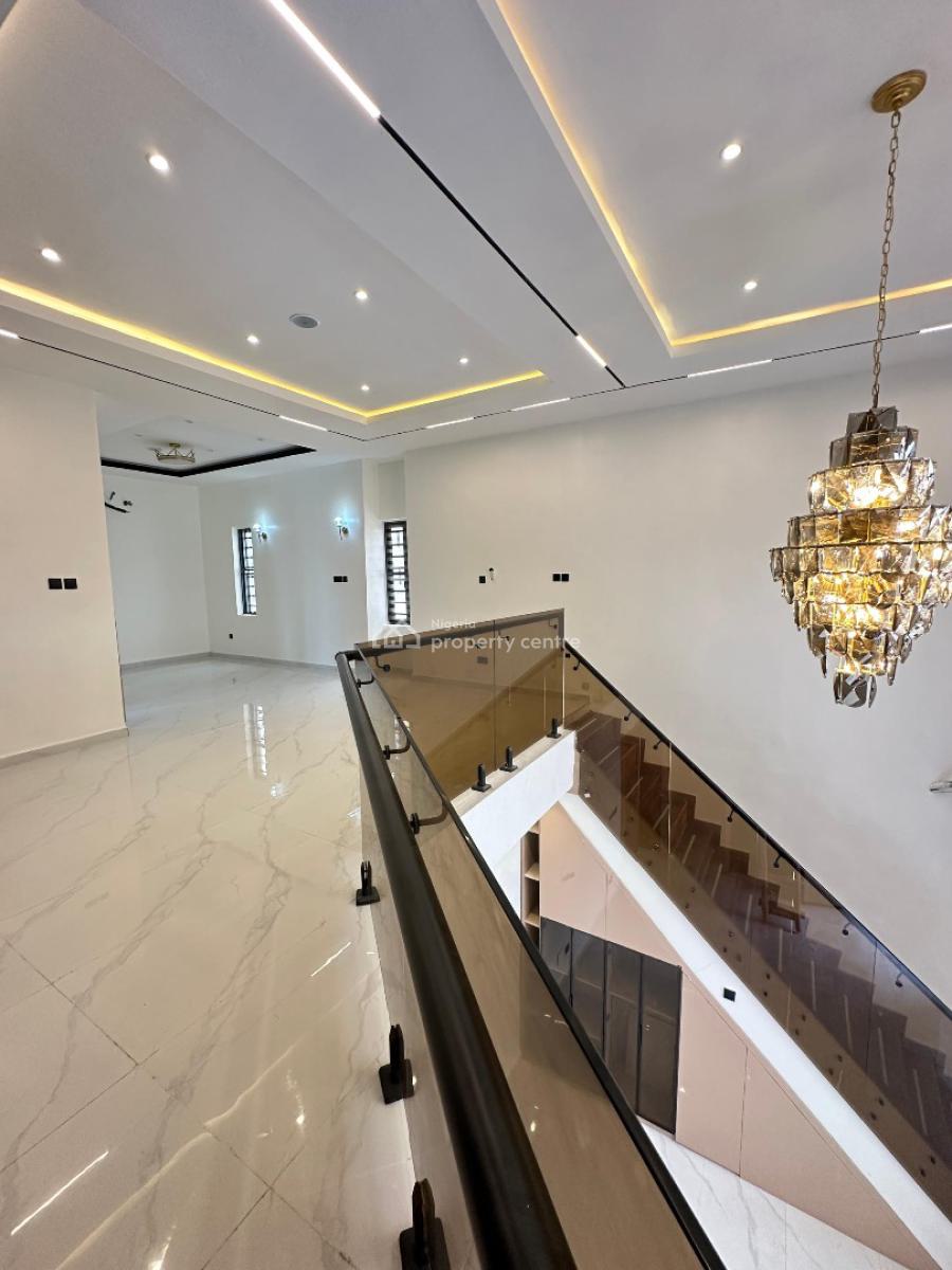 Newly Built 5 Bedroom Fully Detached Duplex with Bq & Rooftop Terrace, Chevron, Lekki, Lagos, Detached Duplex for Sale
