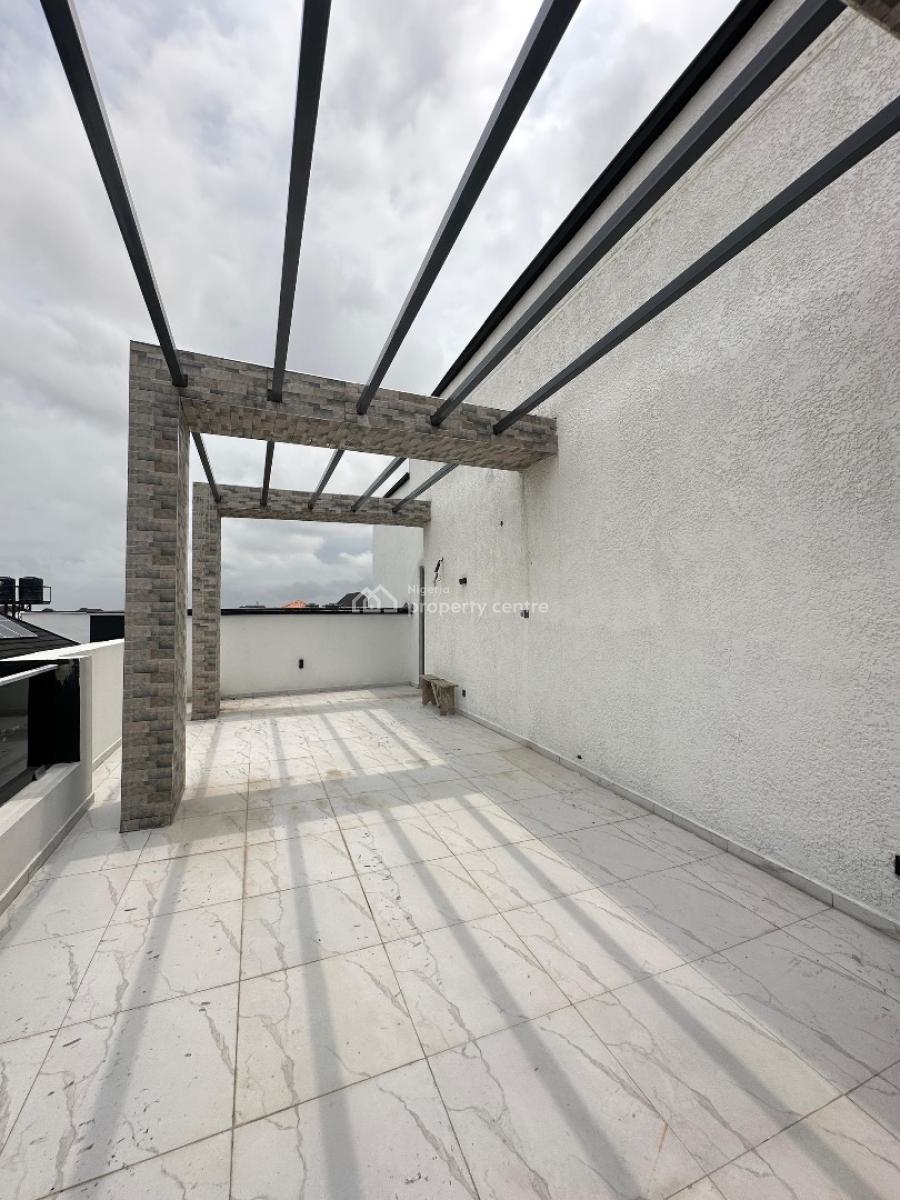 Newly Built 5 Bedroom Fully Detached Duplex with Bq & Rooftop Terrace, Chevron, Lekki, Lagos, Detached Duplex for Sale