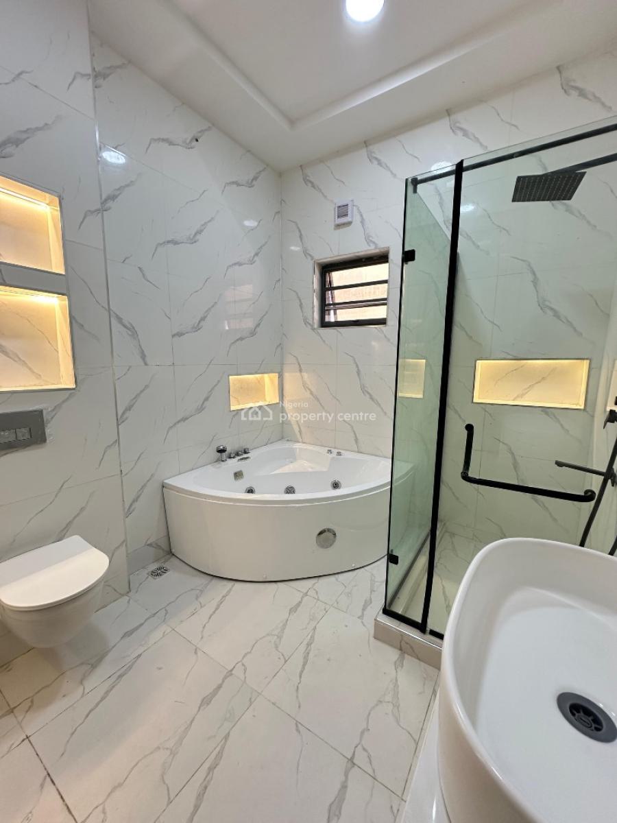 Contemporary Spacious 4 Bedroom Semi-detached Duplex with Bq, Chevron, Lekki, Lagos, Semi-detached Duplex for Sale
