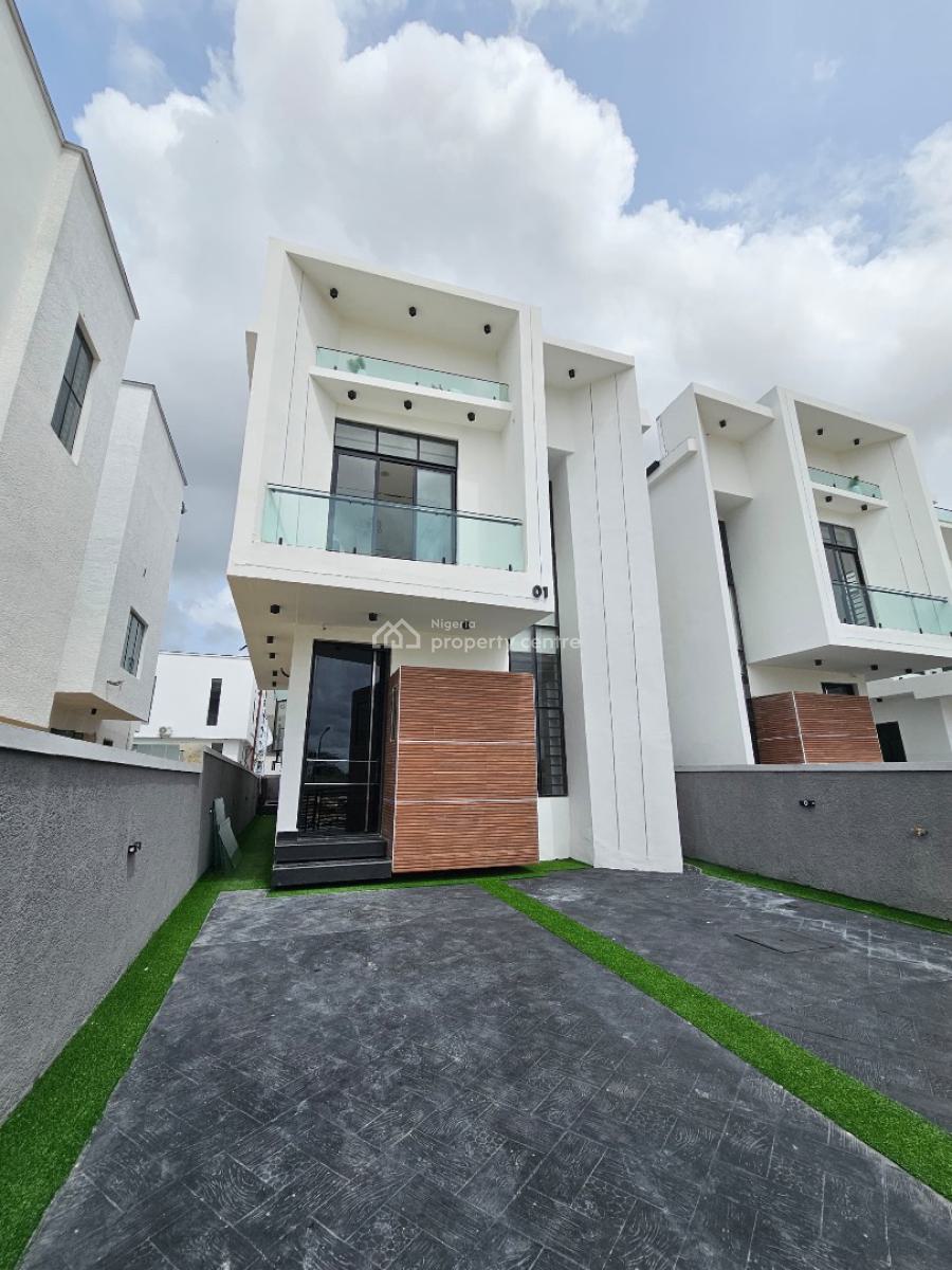 Clean & Luxurious  5 Bedroom Fully Detached Duplex with Bq, Pool, Chevron, Lekki, Lagos, Detached Duplex for Sale