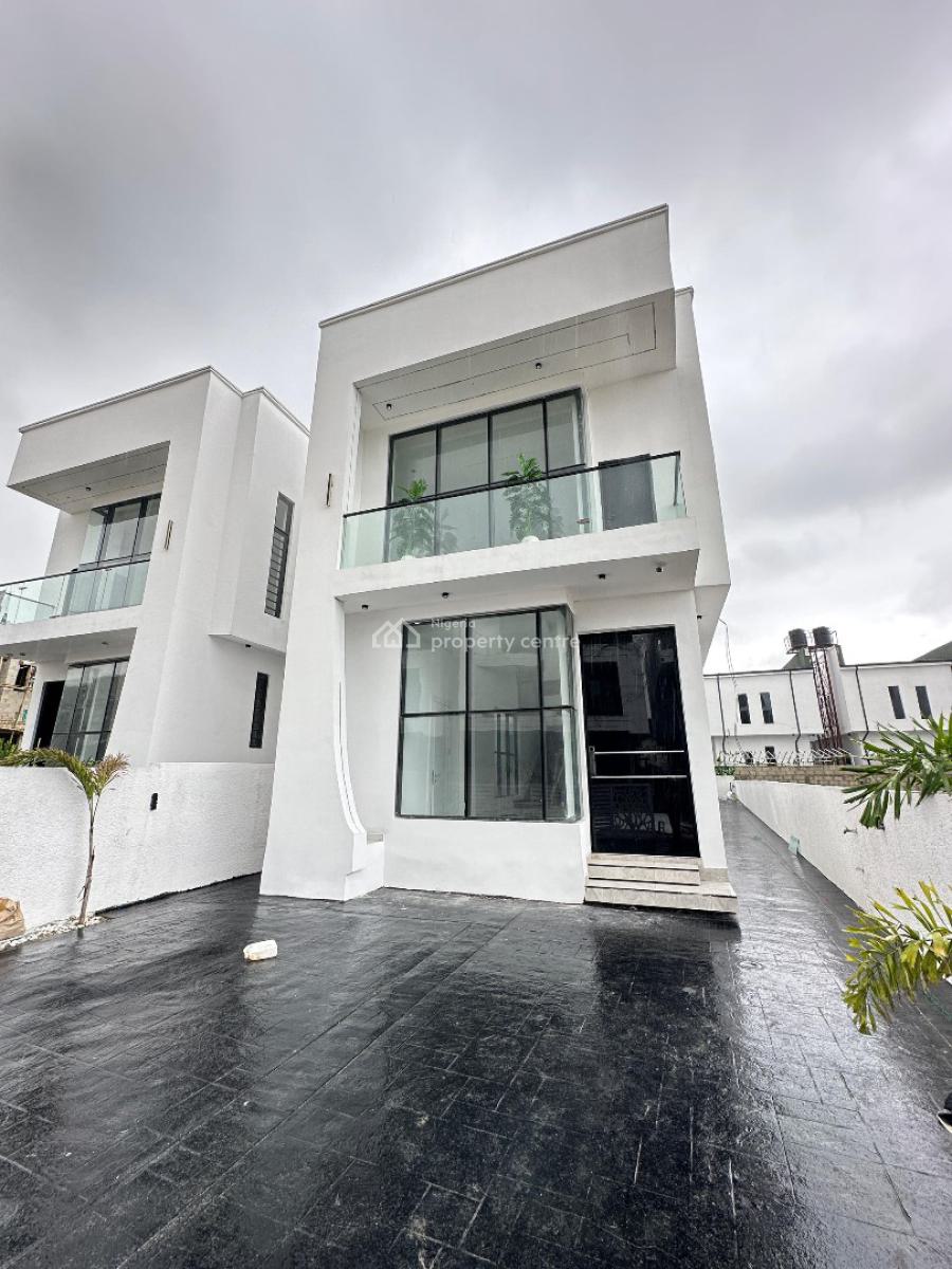 Contemporary Spacious 5 Bedroom Fully Detached Duplex, Chevron, Lekki, Lagos, Detached Duplex for Sale