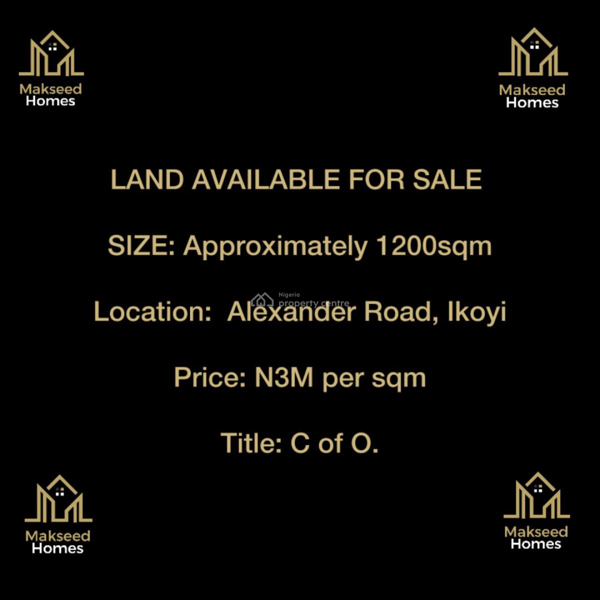 The Premium Plots of Land, Ikoyi, Lagos, Residential Land for Sale