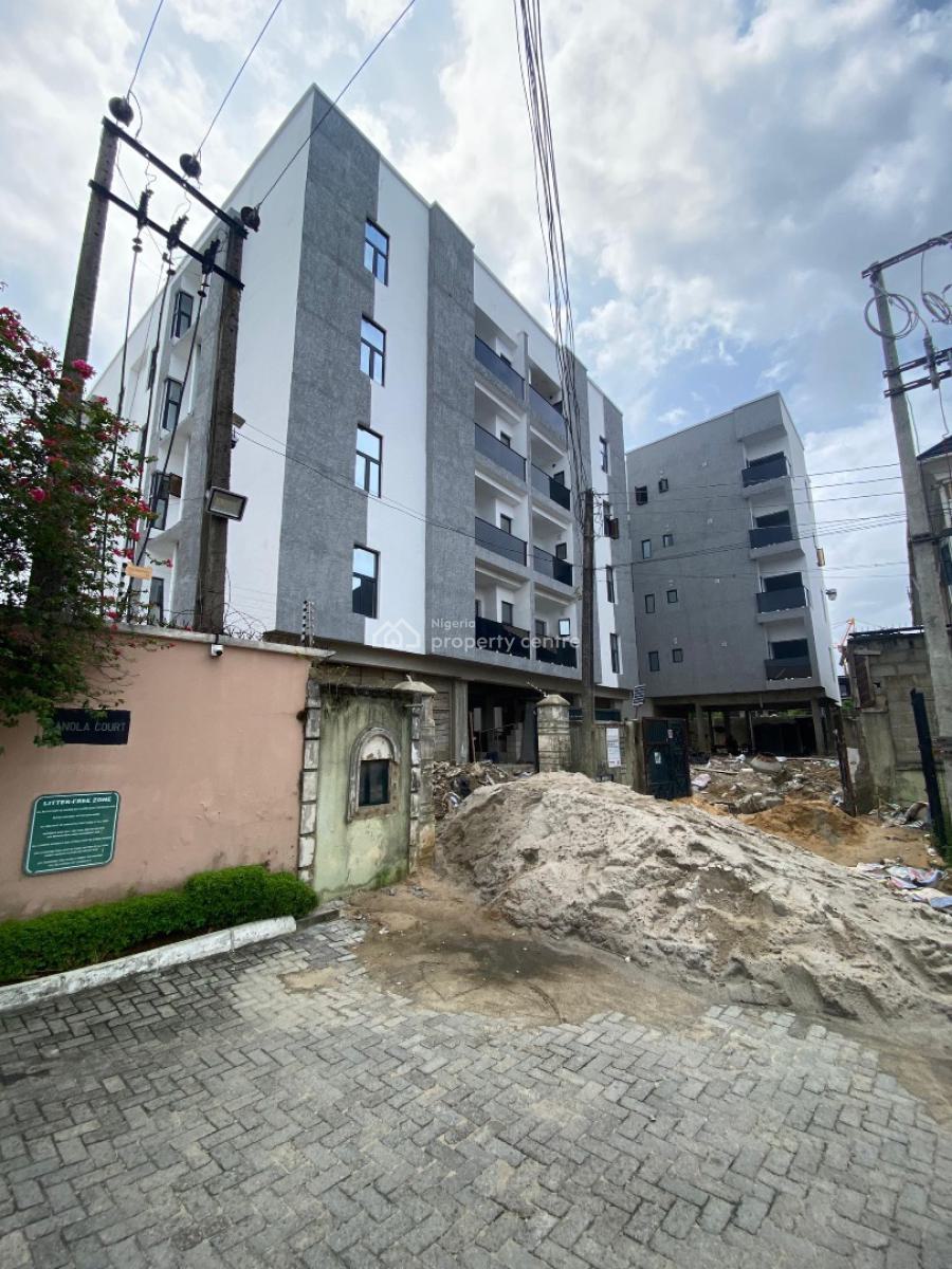 Luxury 2 Bedroom Serviced Apartment with a  Swimming Pool, Elevator, Within a Serene Estate,close Proximity to Imax Cinemas, Lekki Phase 1, Lekki, Lagos, Block of Flats for Sale