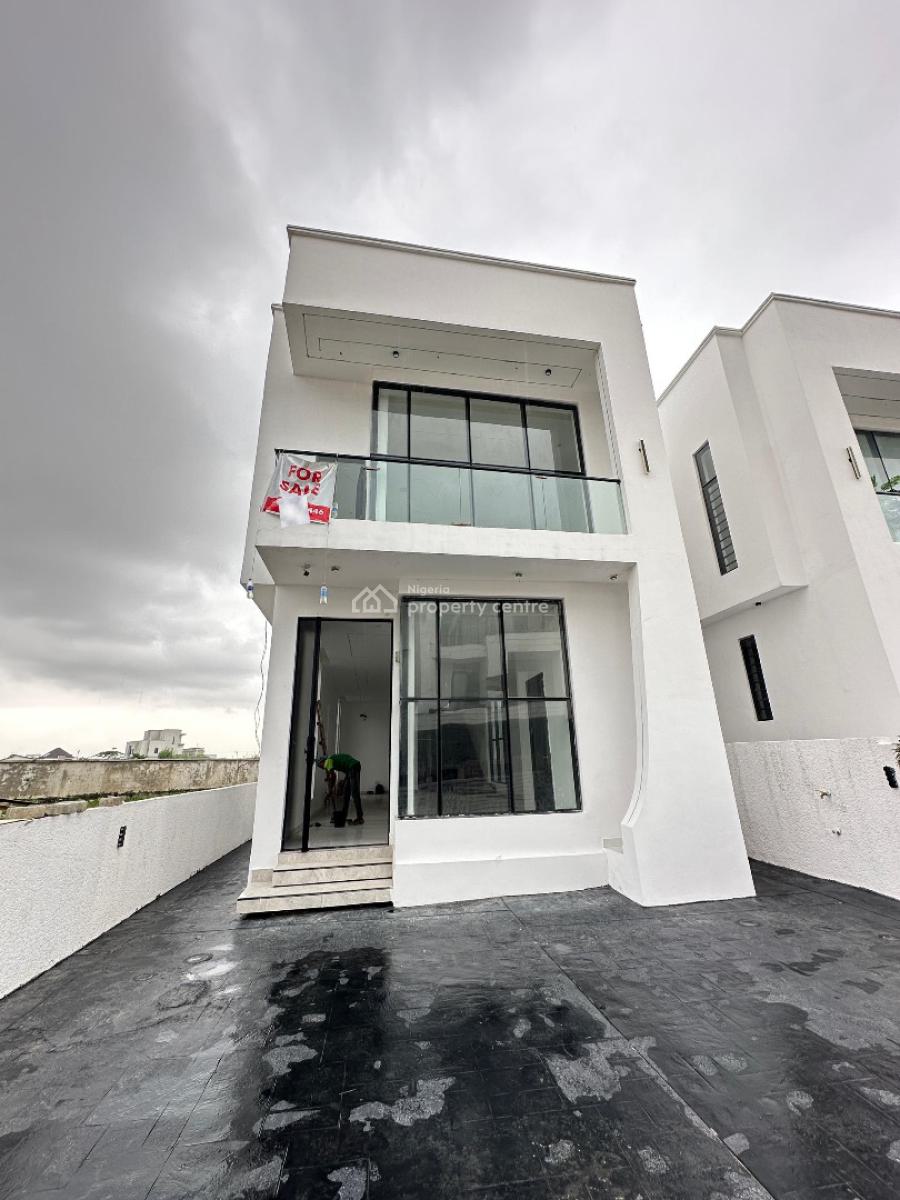 Contemporary Spacious 5 Bedroom Detached Duplex with Bq and Pool, Chevron, Lekki, Lagos, Detached Duplex for Sale