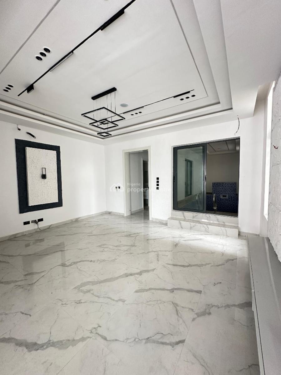 Contemporary Spacious 5 Bedroom Detached Duplex with Bq and Pool, Chevron, Lekki, Lagos, Detached Duplex for Sale