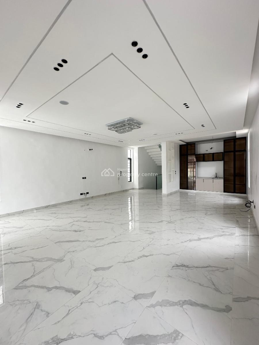 Contemporary Spacious 5 Bedroom Detached Duplex with Bq and Pool, Chevron, Lekki, Lagos, Detached Duplex for Sale