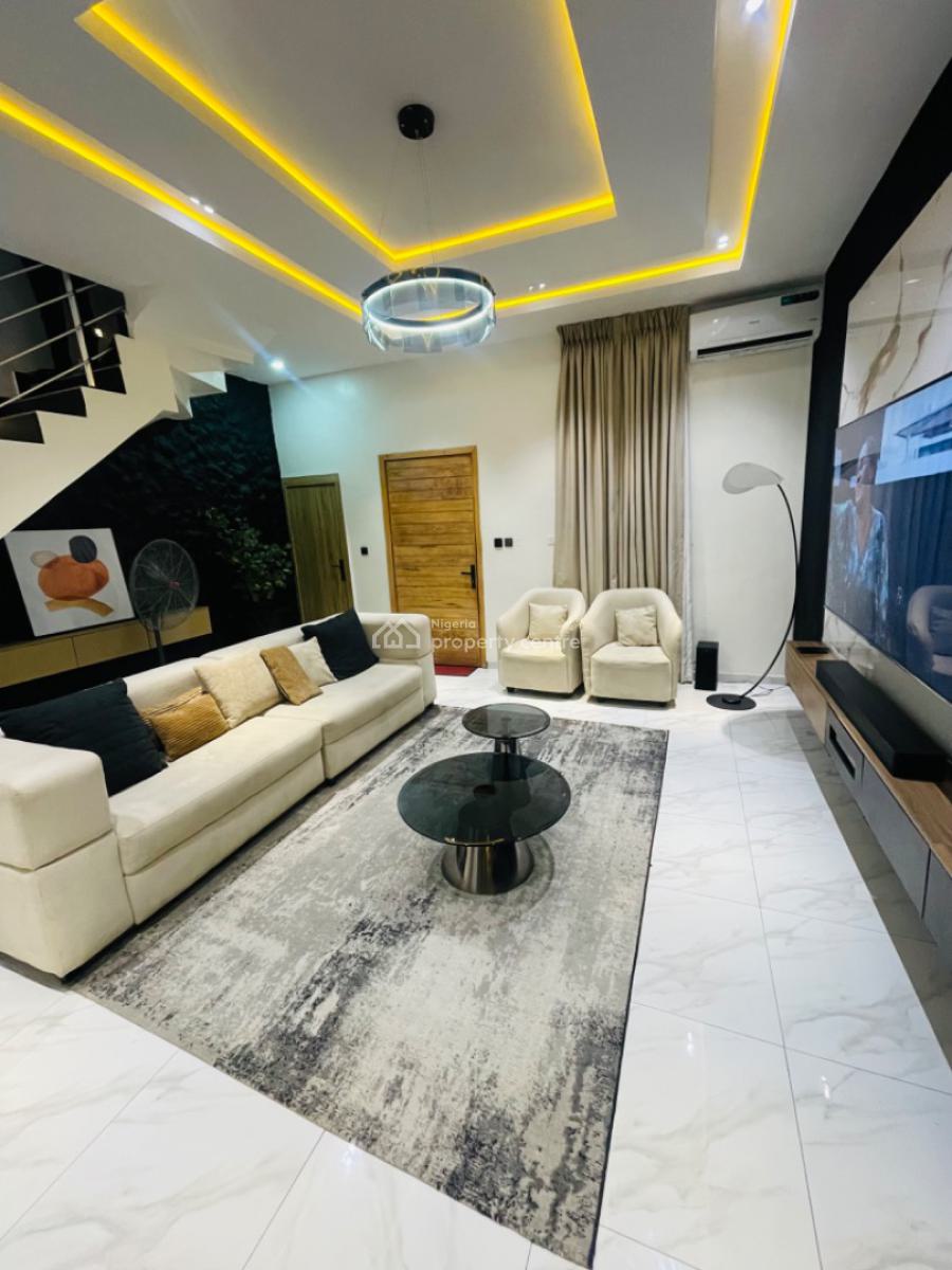 Exquisite 2 Bedroom Terrace Duplex with Excellent Facilities, Ikota Villa Estate, Lekki, Lagos, Terraced Duplex Short Let