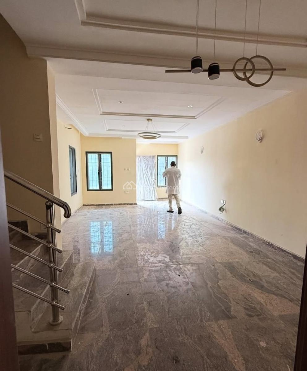 Newly Built 4 Bedroom Terrace Duplex with Bq, 2 Living Rooms, Guzape District, Abuja, Terraced Duplex for Sale