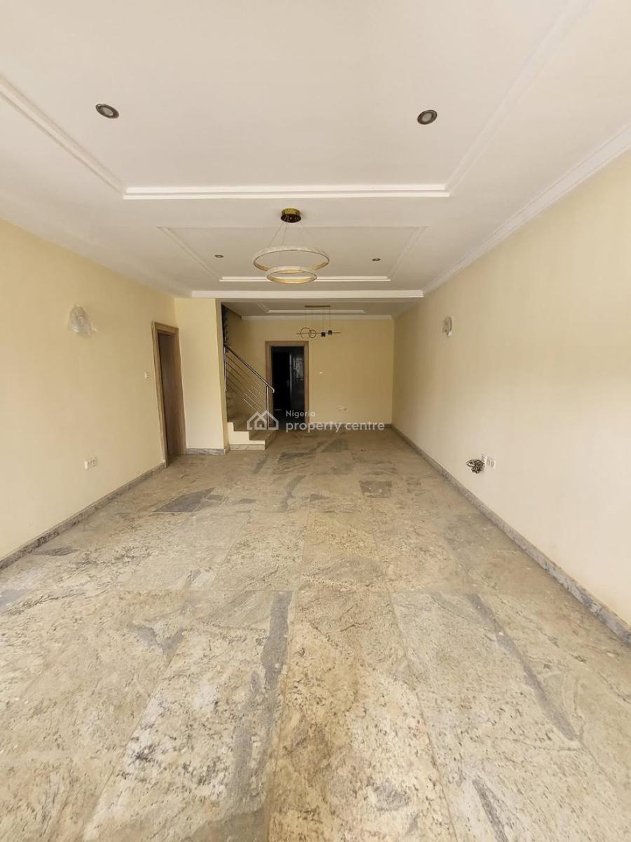 Newly Built 4 Bedroom Terrace Duplex with Bq, 2 Living Rooms, Guzape District, Abuja, Terraced Duplex for Sale