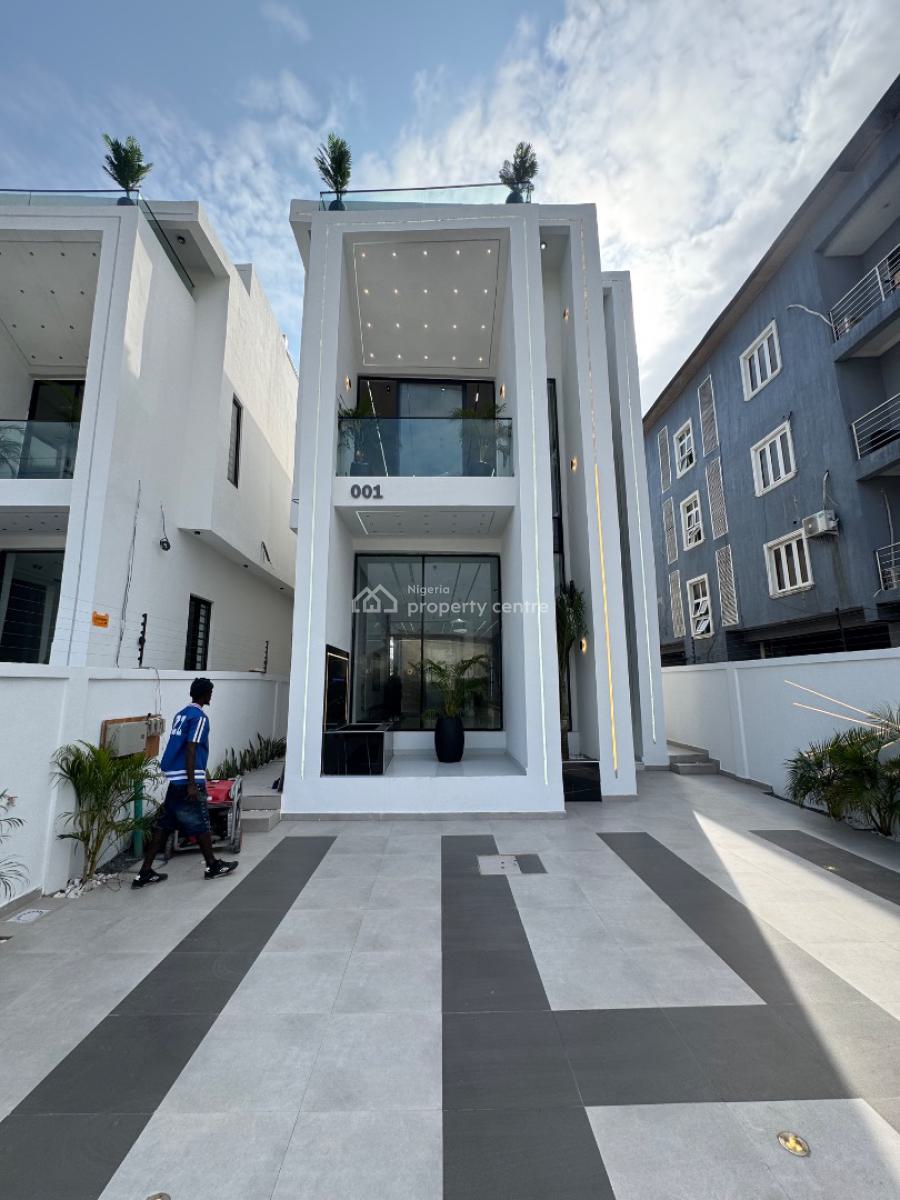 Spacious 5bedroom Fully Detached House, Chevron Axis, Lekki, Lagos, Detached Duplex for Sale