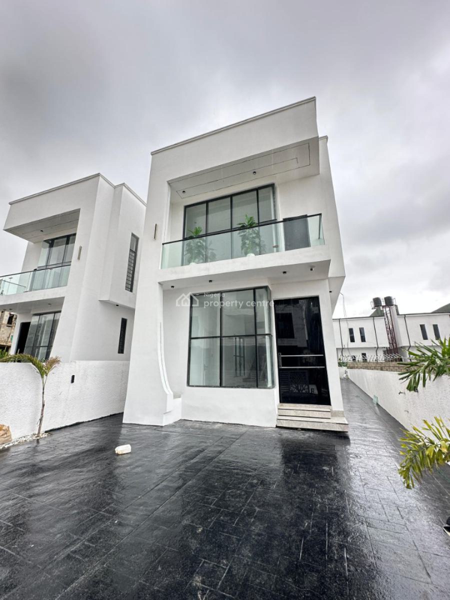 Spacious 5 Bedroom Fully Detached Duplex with Bq and Swimming Pool, Chevron, Lekki, Lagos, Detached Duplex for Sale