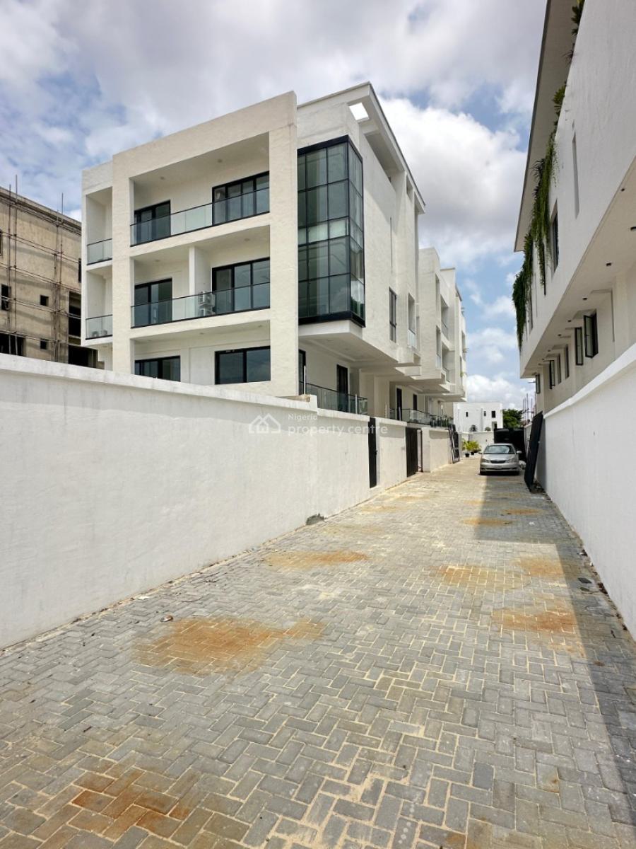 Waterview 5 Bedroom Terraced Duplex W/ Pool, Elevator, Gym, Bq, Roof, Banana Island, Ikoyi, Lagos, Terraced Duplex for Sale