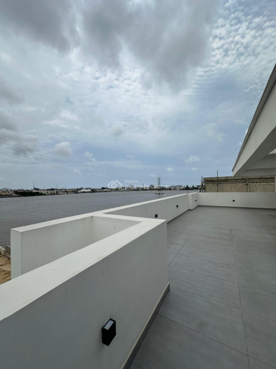 Waterview 5 Bedroom Terraced Duplex W/ Pool, Elevator, Gym, Bq, Roof, Banana Island, Ikoyi, Lagos, Terraced Duplex for Sale