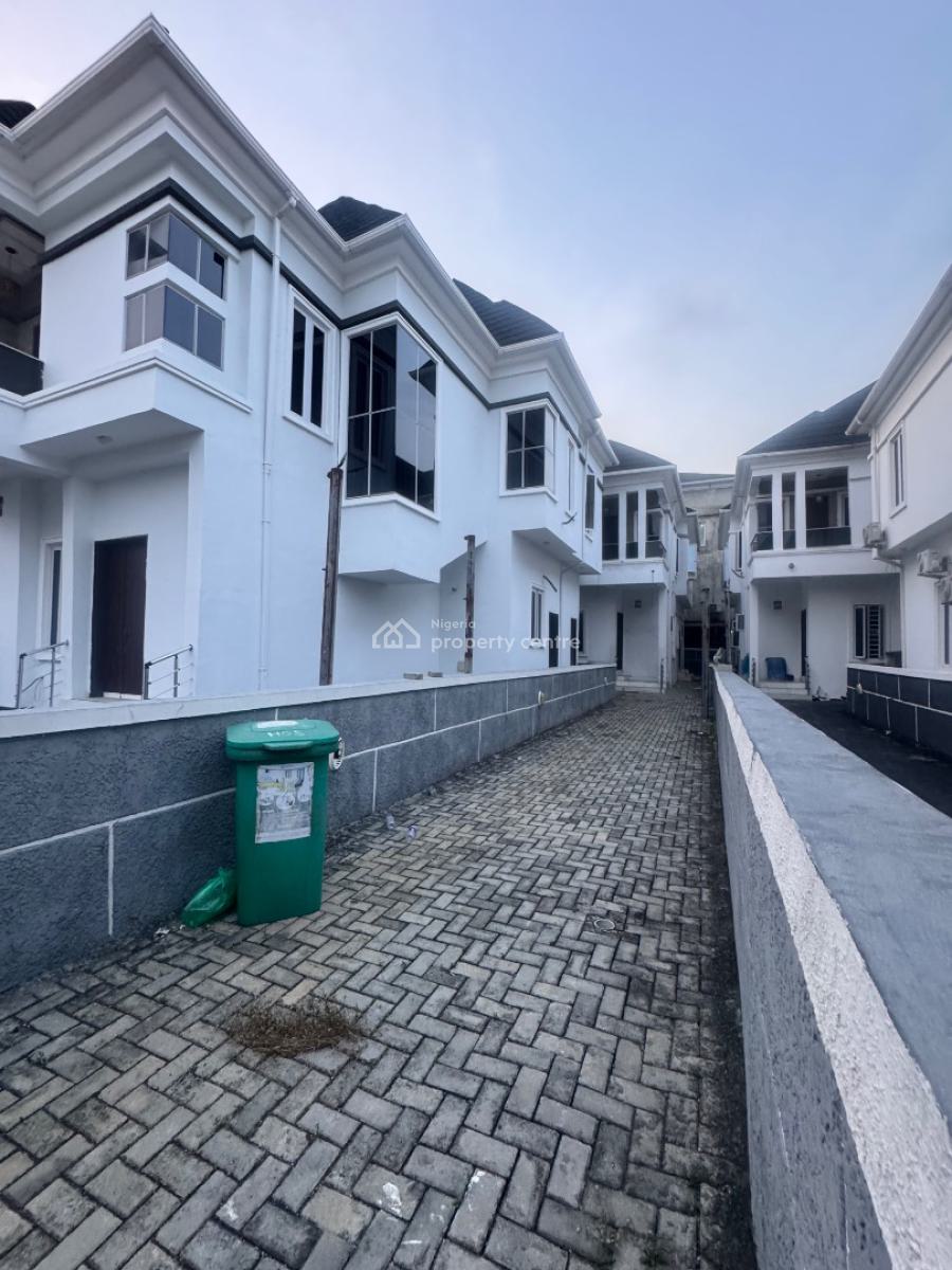 Nice 4 Bedroom Semi Detach Duplex with a Bq Can Park 8 Cars, Orchid Road, Lekki, Lagos, Semi-detached Duplex for Rent