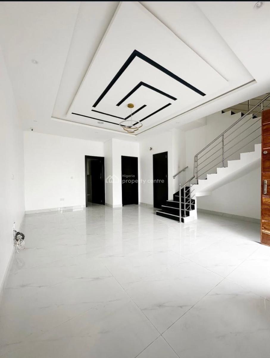 Spacious 4 Bedroom Semi Detached Duplex with a Bq, Chevron, Lekki, Lagos, Detached Duplex for Sale