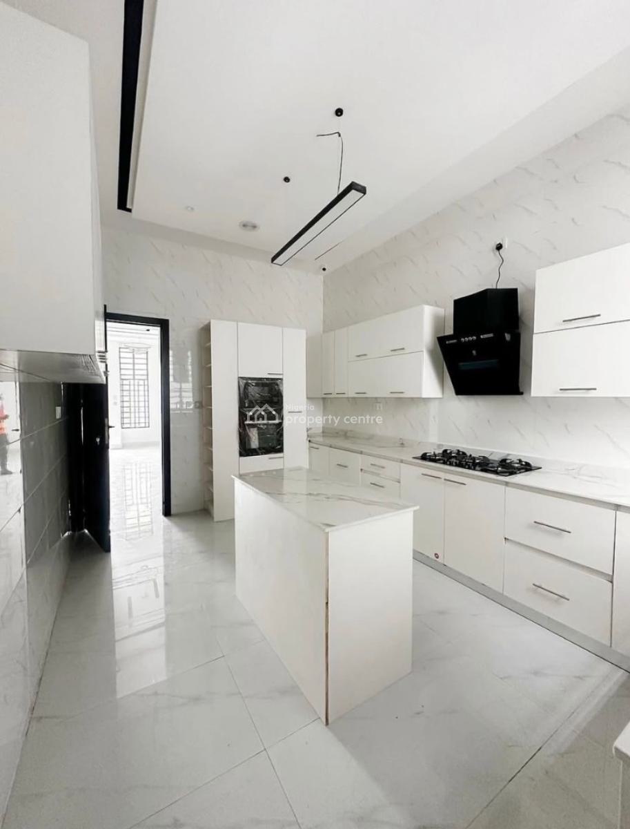 Spacious 4 Bedroom Semi Detached Duplex with a Bq, Chevron, Lekki, Lagos, Detached Duplex for Sale