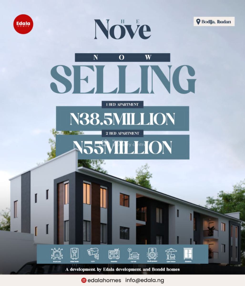 Smart Home Features & Modern Designs, New Bodija, Ibadan, Oyo, Block of Flats for Sale