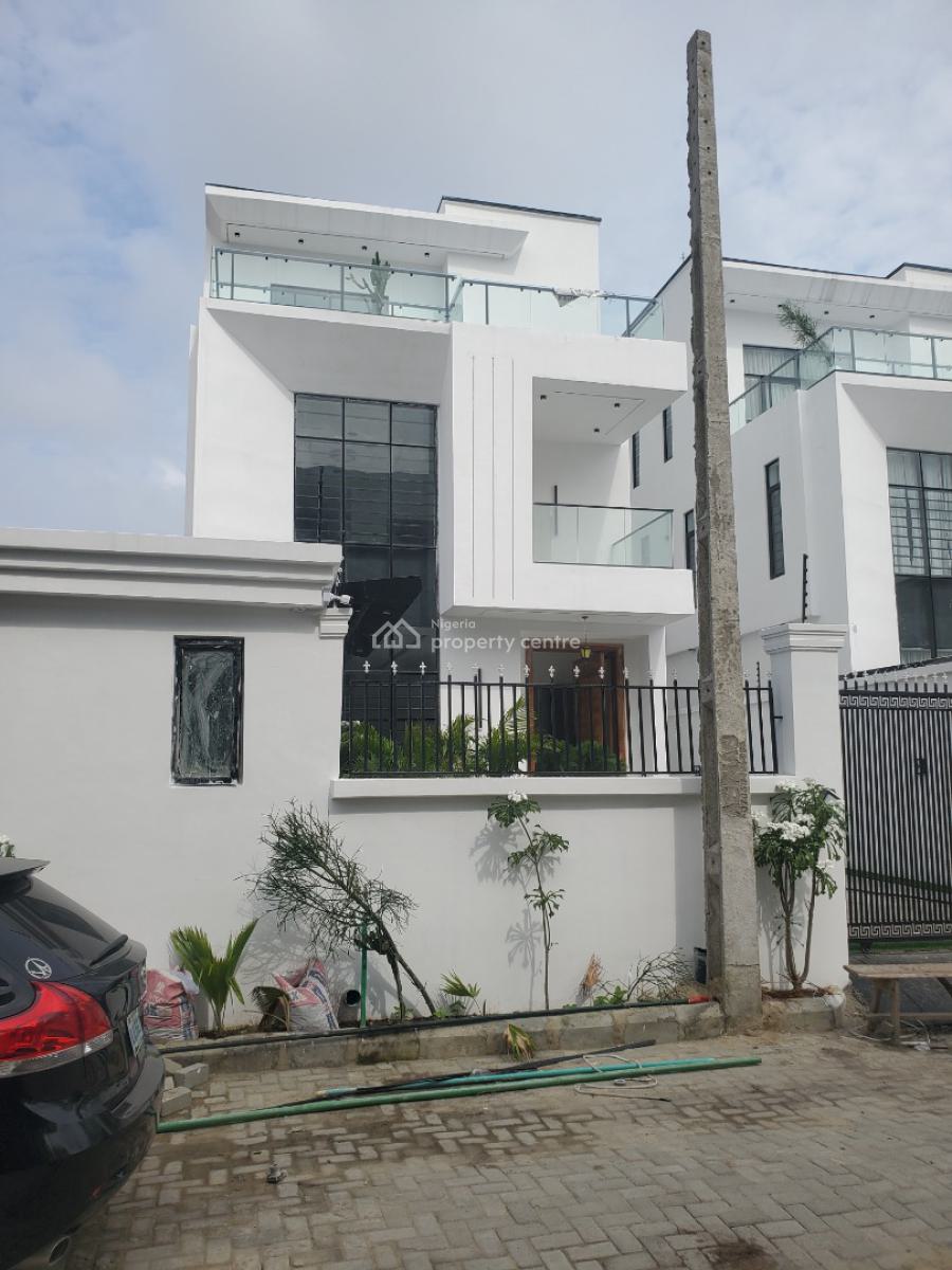 Gorgeous 5 Bedroom Detached Duplex with Bq, Pool, Office, Cinema, Chevron, Lekki, Lagos, Detached Duplex for Sale
