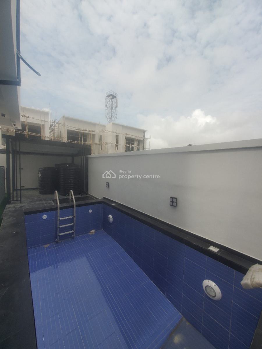 Gorgeous 5 Bedroom Detached Duplex with Bq, Pool, Office, Cinema, Chevron, Lekki, Lagos, Detached Duplex for Sale