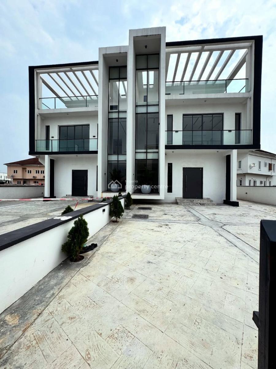 5 Bedroom Duplex with Swimming Pool, Open Rooftop, Cinema, Lakeview Estate, Vgc, Lekki, Lagos, Semi-detached Duplex for Sale