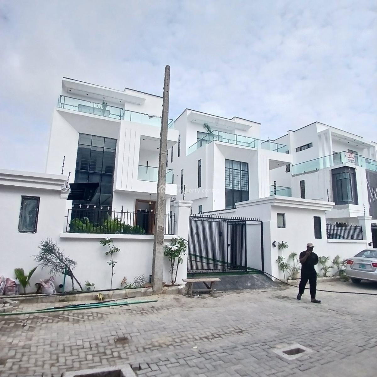 Luxury 5 Bedroom Detached Duplex with Rooftop Terrace, Chevron Drive, Lekki, Lagos, Detached Duplex for Sale