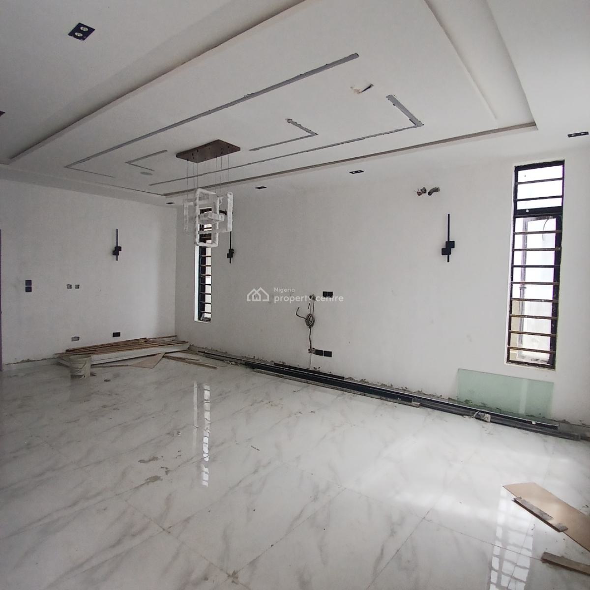 Gigantic 5 Bedroom Fully Detached Duplex with Swimming Pool, Bq, Chevron Toll Gate, Lekki, Lagos, Detached Duplex for Sale