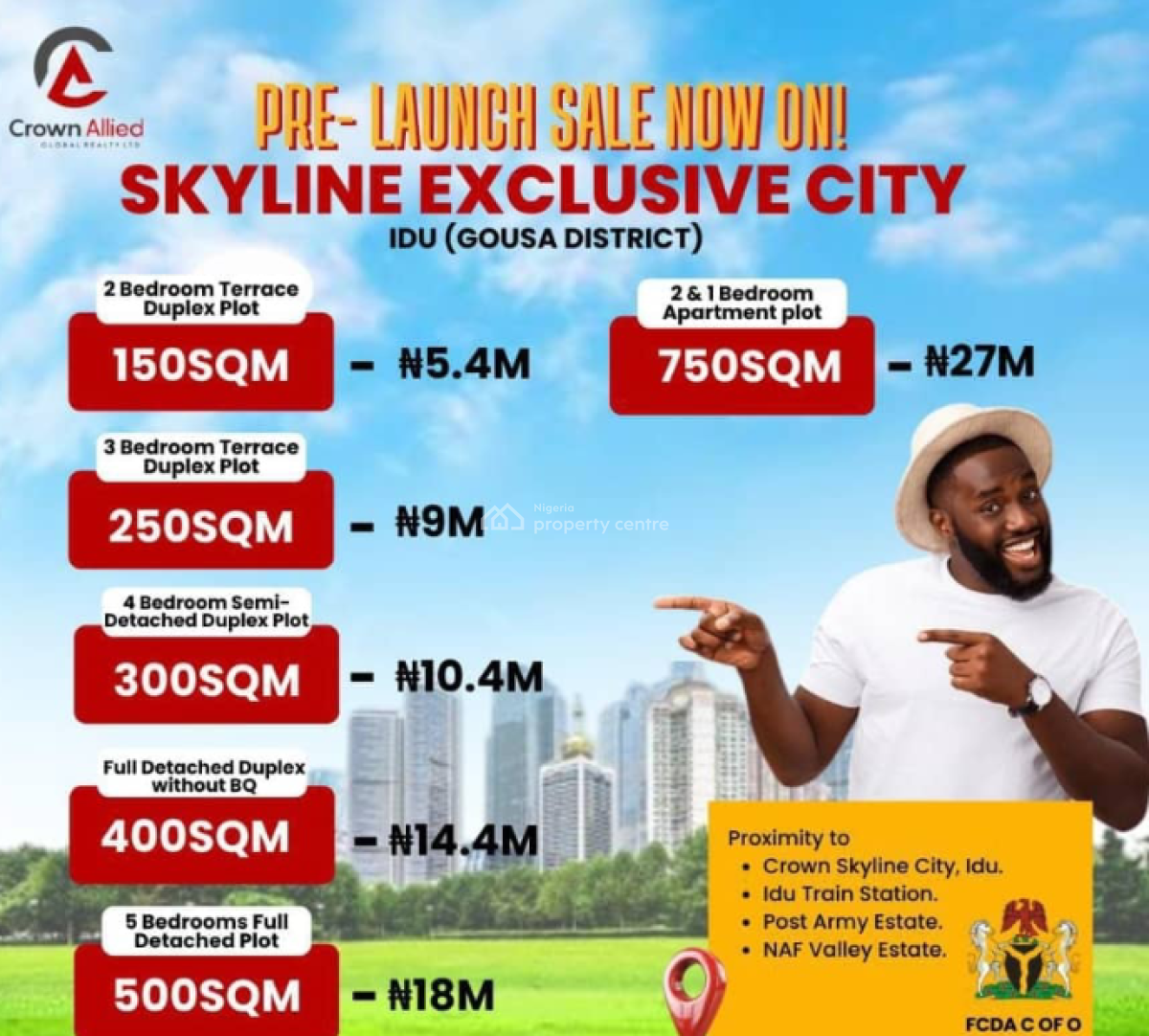 Land, Crown Skyline Exclusive City, Idu, Gousa, Idu Industrial, Abuja, Residential Land for Sale