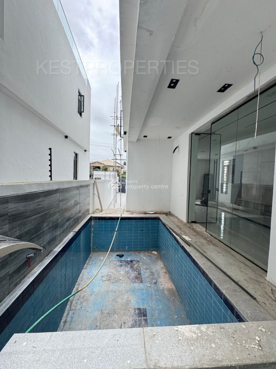 Spacious 5 Bedroom Fully Detached Duplex with Pool, Cinema, Study, Lekki Phase 1, Lekki, Lagos, House for Sale
