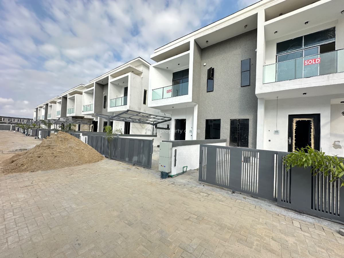 Vibrant 4 Bedroom Semi-detached Duplex with a Bq, Chevron Tollgate, Lekki, Lagos, Semi-detached Duplex for Sale