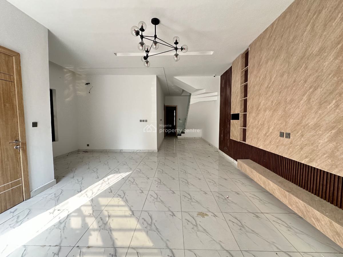 Vibrant 4 Bedroom Semi-detached Duplex with a Bq, Chevron Tollgate, Lekki, Lagos, Semi-detached Duplex for Sale