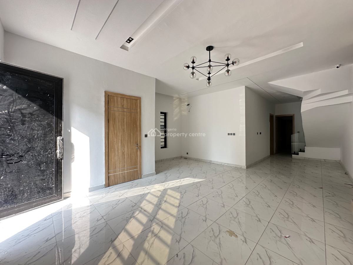 Vibrant 4 Bedroom Semi-detached Duplex with a Bq, Chevron Tollgate, Lekki, Lagos, Semi-detached Duplex for Sale