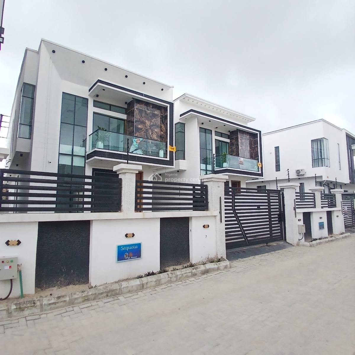 Aesthetically Pleasing 5 Bedroom Home with Swimming Pool, Chevron, Lekki, Lagos, Detached Duplex for Sale