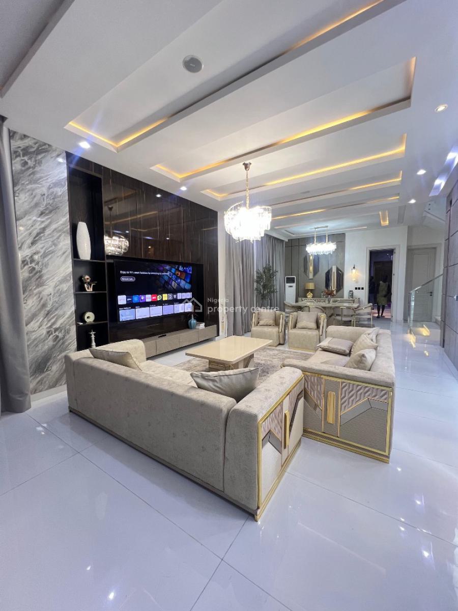 Fully Furnished and Luxury 5 Bedroom Detached Duplex, Megamound Estate, Ikota, Lekki, Lagos, Detached Duplex for Rent