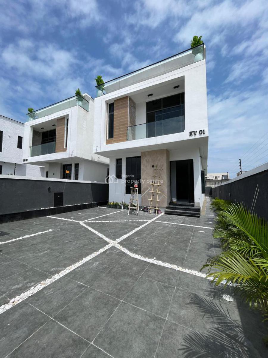 5 Bedroom Fully Detached Duplex with Bq, 2nd Toll Gate, Lekki, Lagos, Detached Duplex for Sale